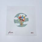 Vintage Circus Balloons Canvas - KC Needlepoint