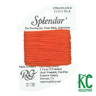 Splendor S1138 Bright Orange Red - KC Needlepoint