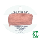 Vineyard Silk Card G2123 Canyon Sunset - KC Needlepoint