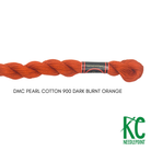 DMC 3 Pearl Cotton 900 Dark Burnt Orange - KC Needlepoint