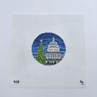Capitol DC Christmas Tree Canvas - KC Needlepoint