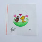 Bird and Chocolate Duck Canvas - KC Needlepoint