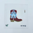 Pi Beta Phi Boot Canvas - KC Needlepoint