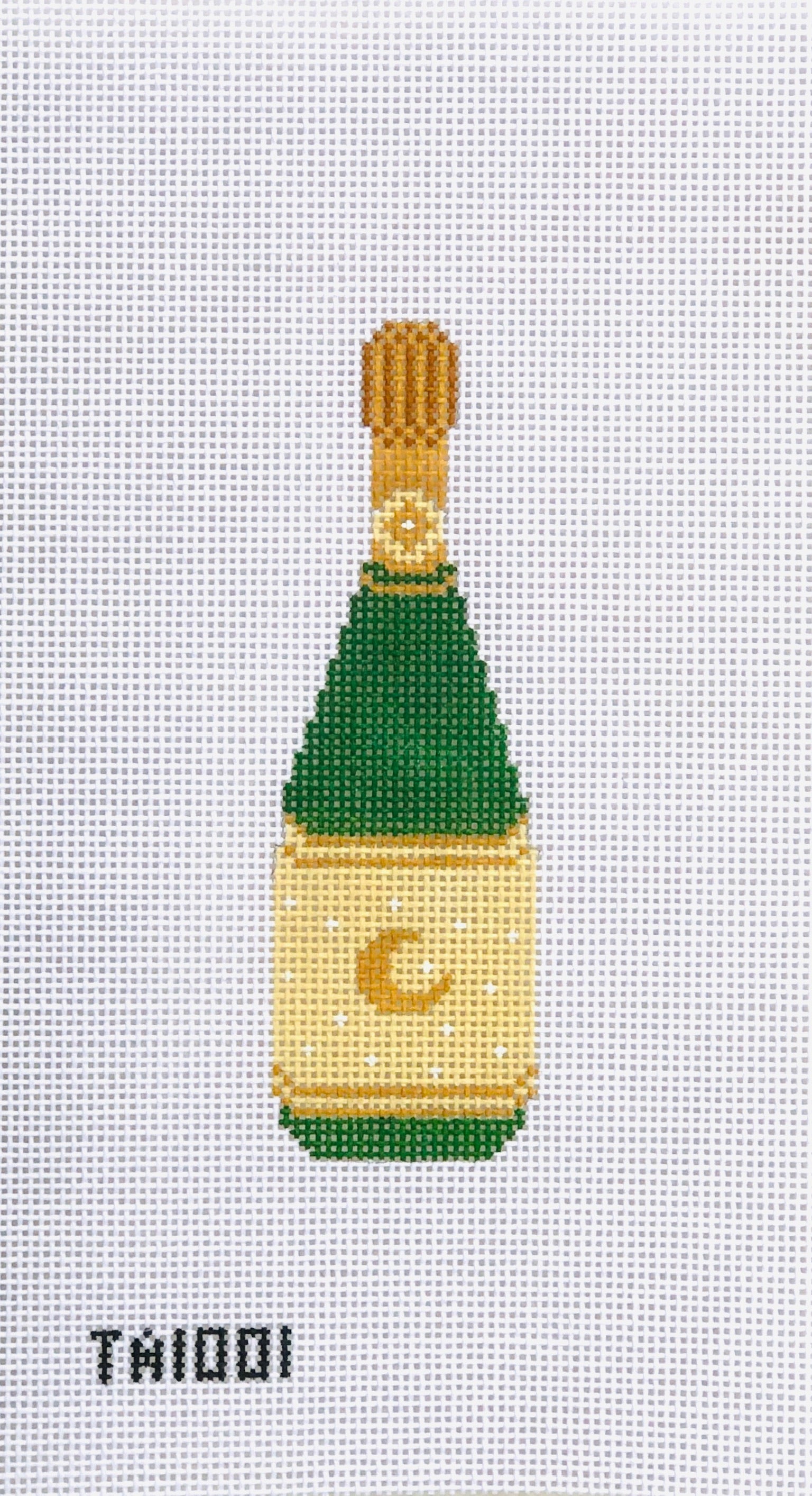 Honeymoon Bottle Needlepoint Canvas - KC Needlepoint