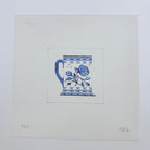 Delft Floral 4 Needlepoint Canvas - KC Needlepoint