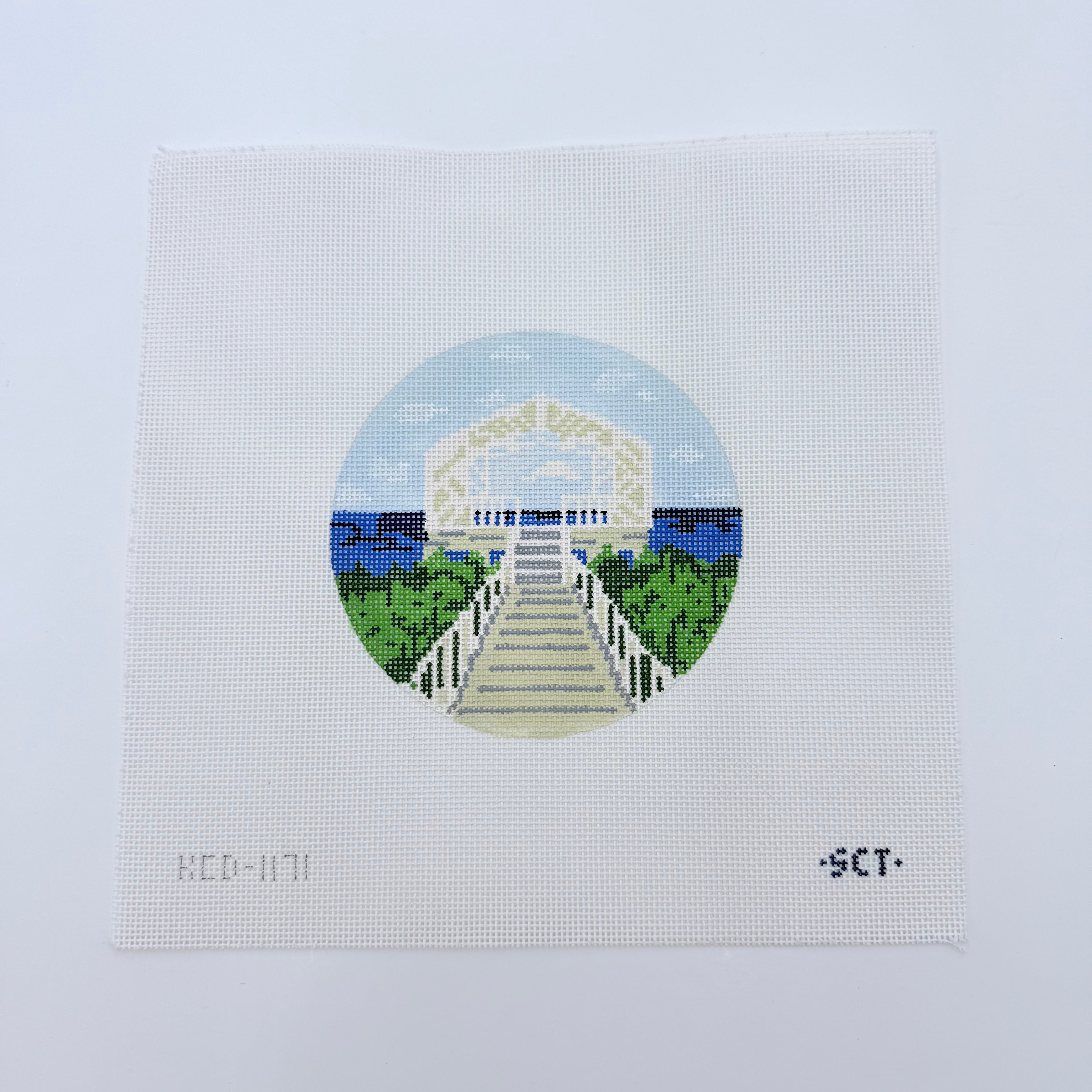 Odessa Pavillion Canvas - KC Needlepoint