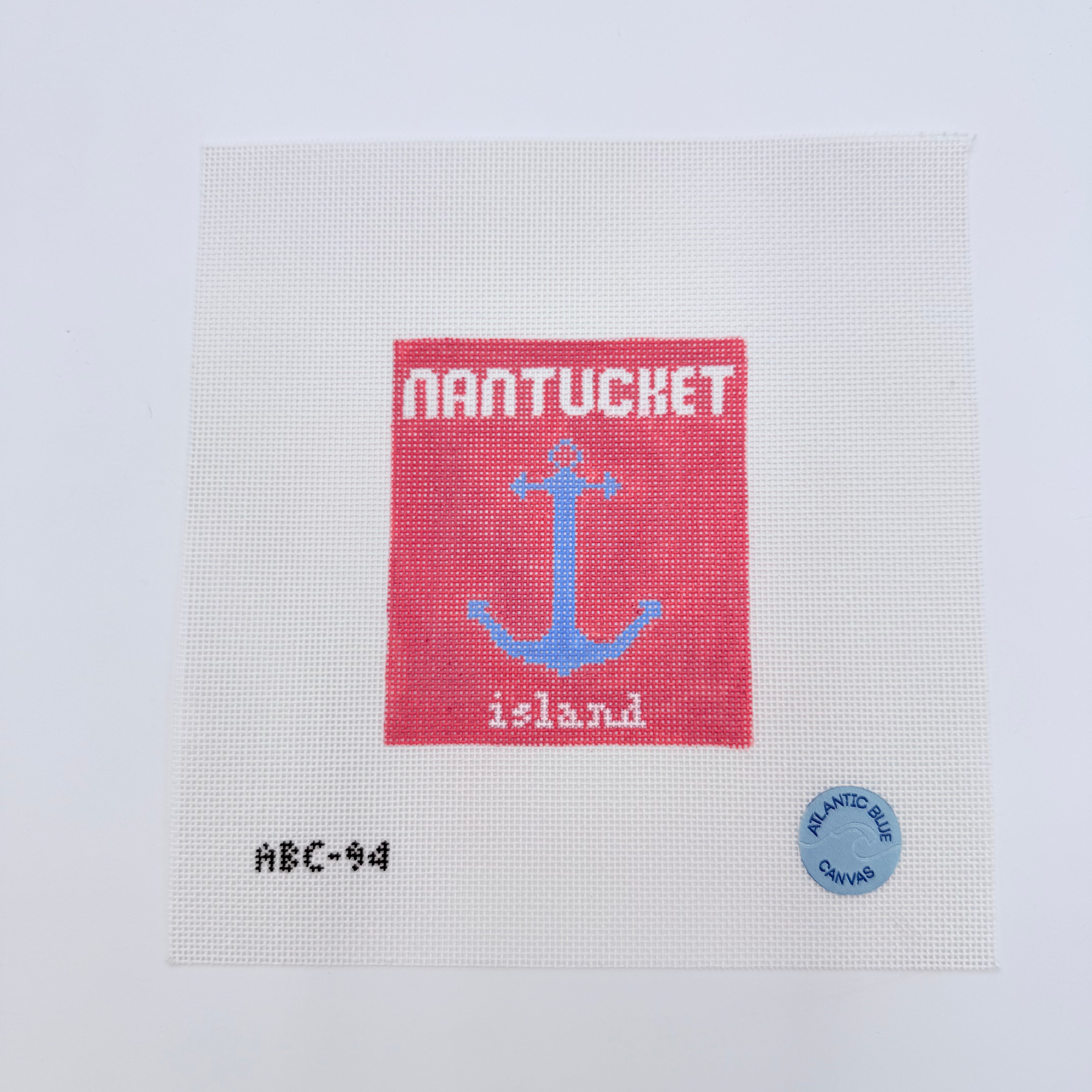 Nantucket Travel Book Canvas - KC Needlepoint
