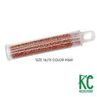 Size 14/15 Seed Beads 1641 Cayenne - KC Needlepoint