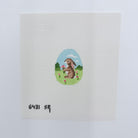 Bunny Bouquet Mini Egg Canvas - KC Needlepoint