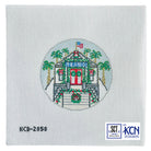 Seaside Christmas Post Office - KC Needlepoint