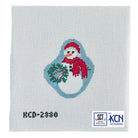 Holiday Snowman Needlepoint Canvas - KC Needlepoint