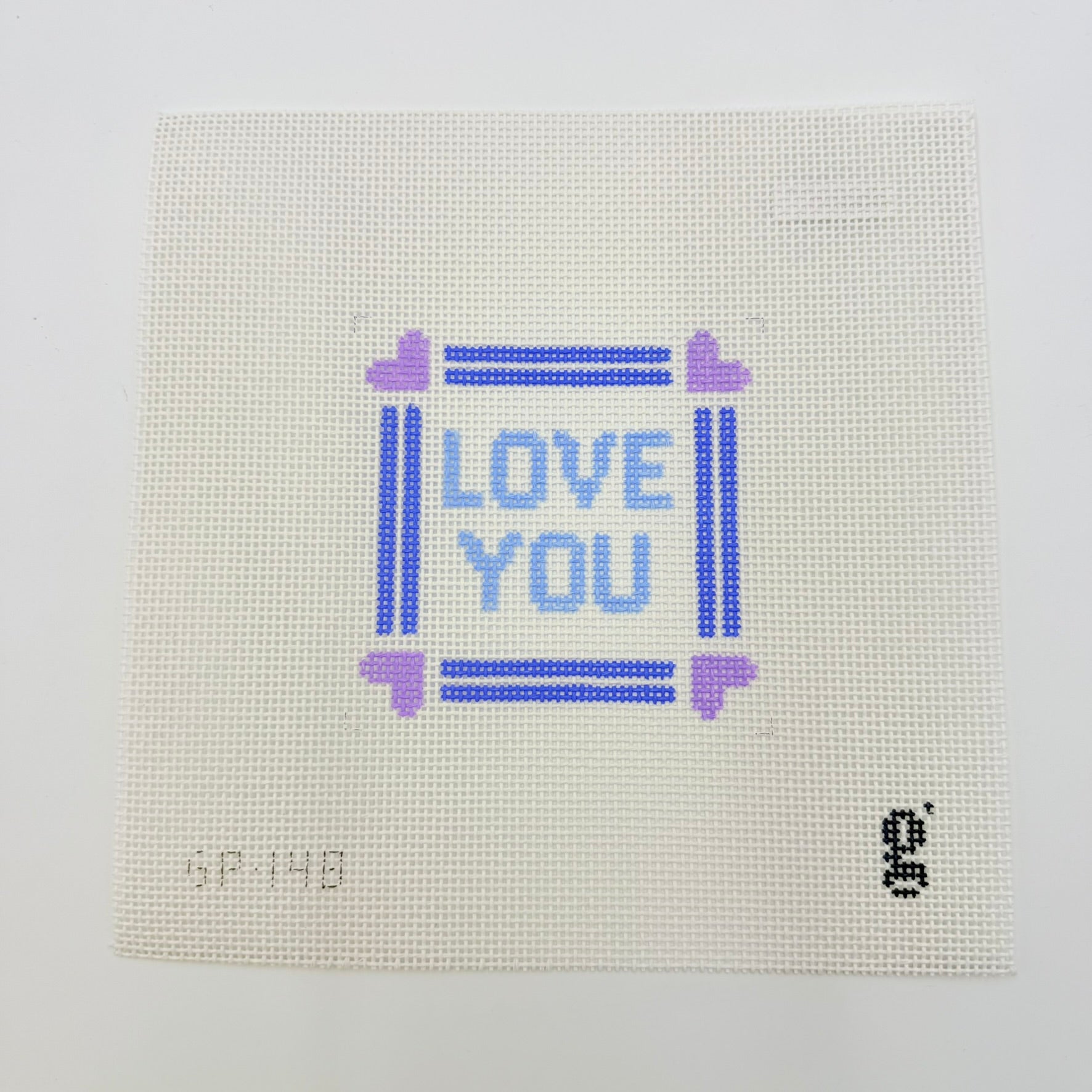 Love You Canvas - KC Needlepoint