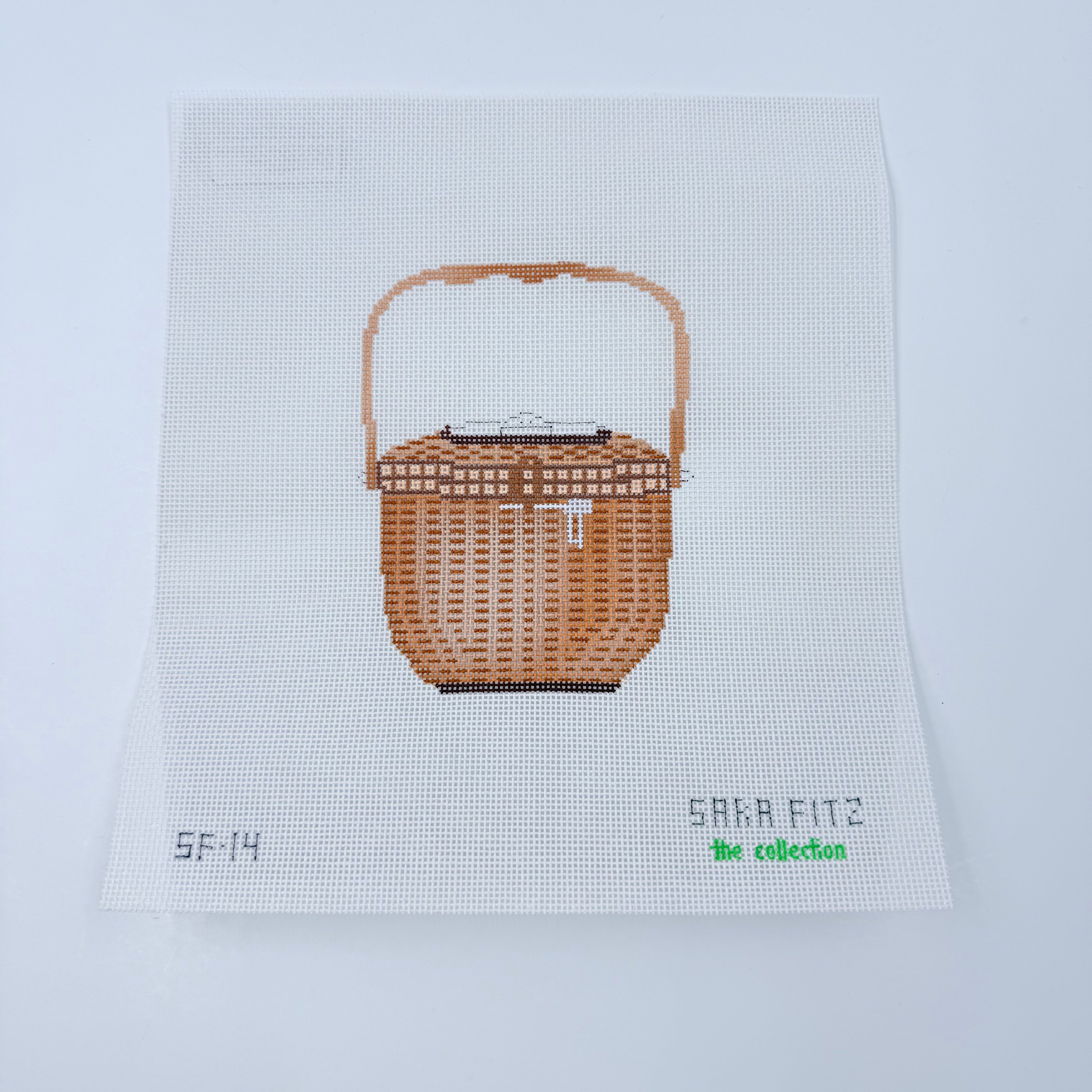 Nantucket Basket Canvas - KC Needlepoint