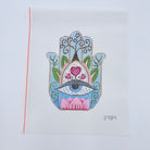 Eye in Blue Hamsa Canvas - KC Needlepoint