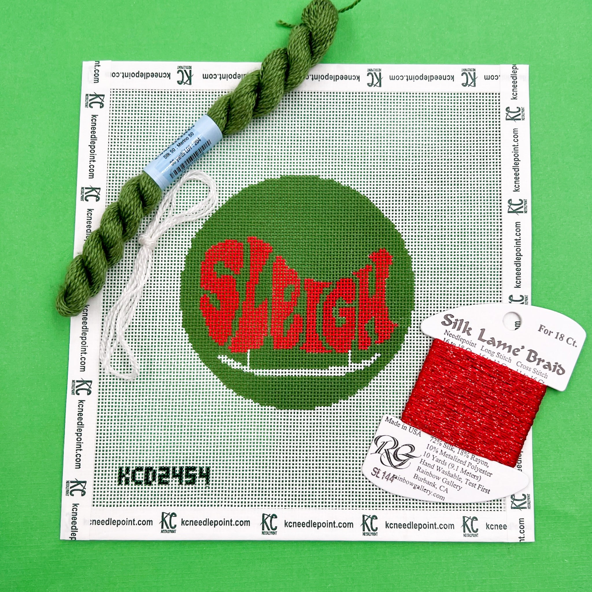 Sleigh Kit - KC Needlepoint