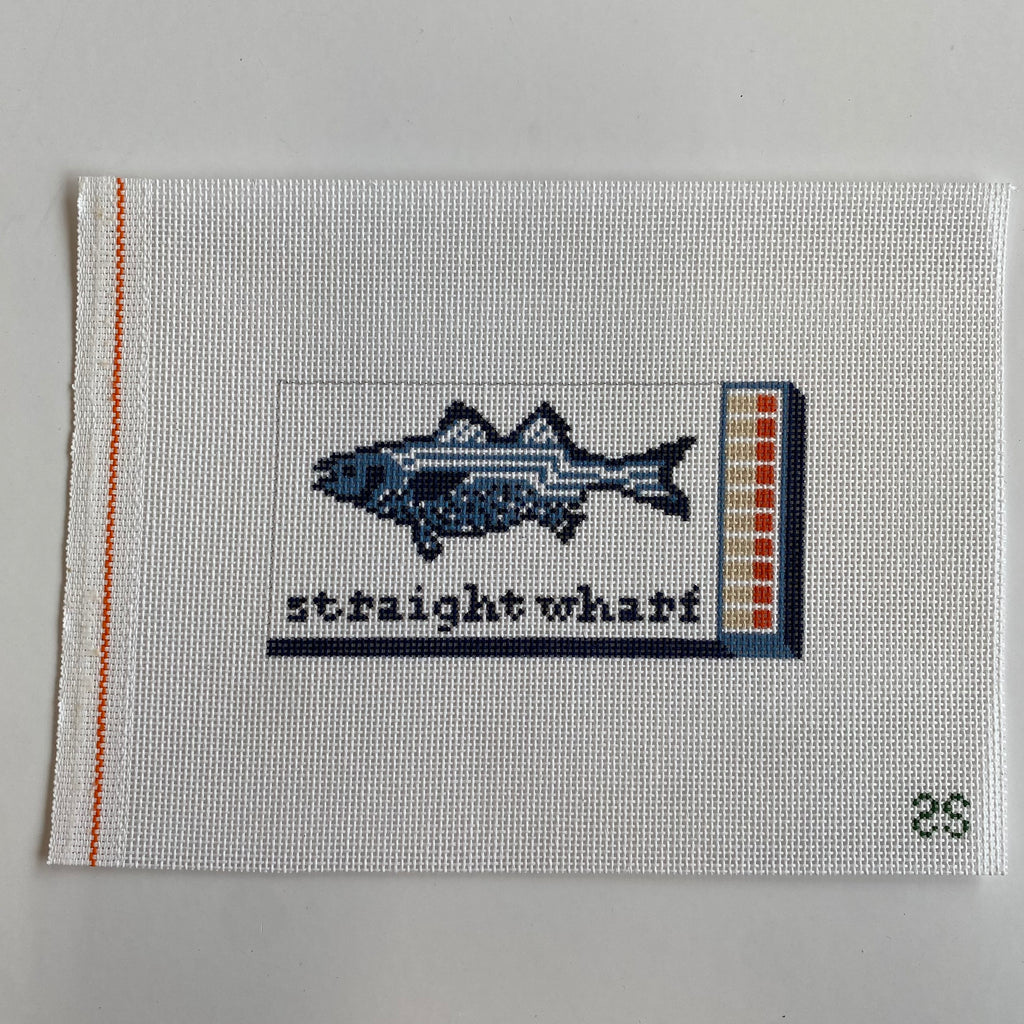 Straight Wharf Matchbook Canvas - KC Needlepoint