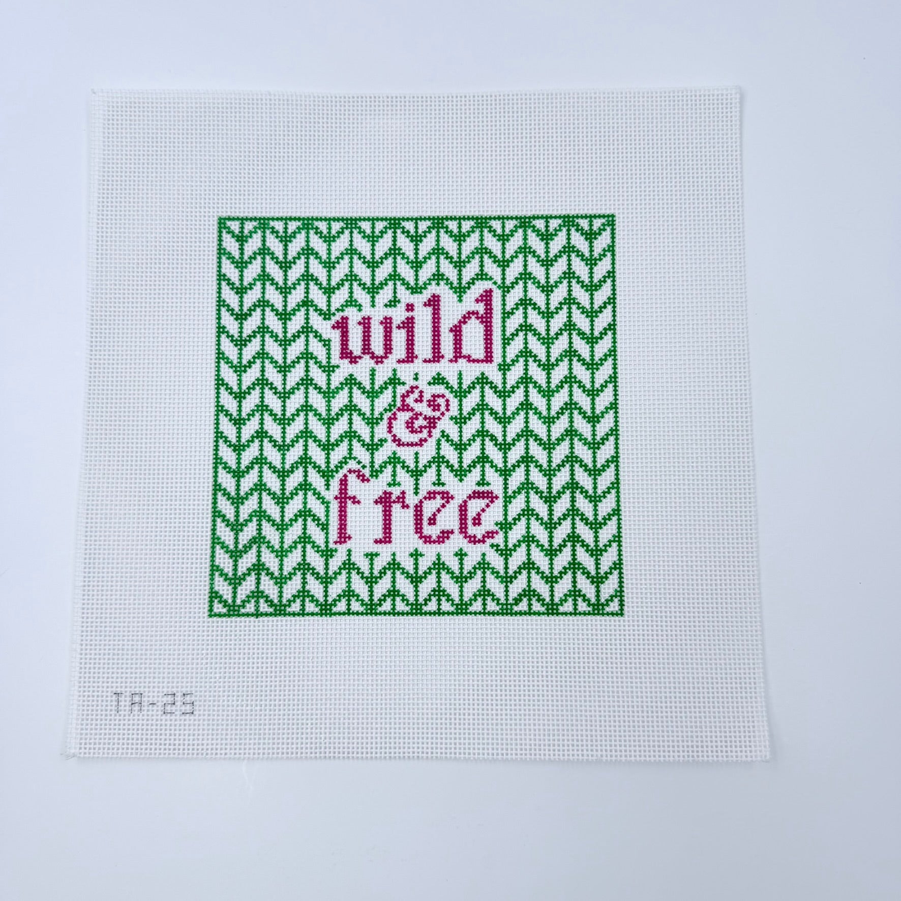 Wild and Free Needlepoint Canvas - KC Needlepoint