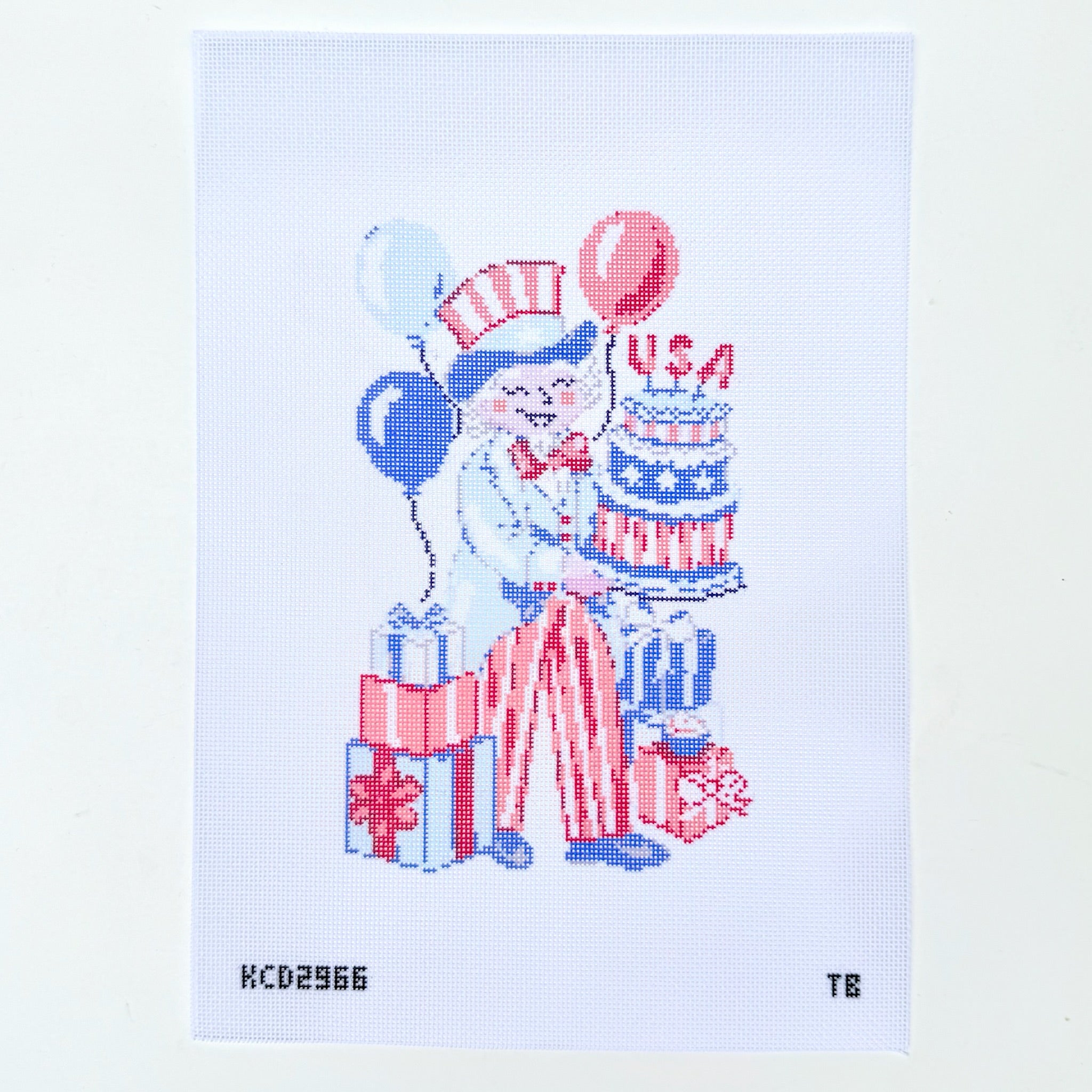 Uncle Sam Needlepoint Canvas - KC Needlepoint