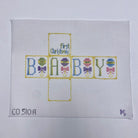 Baby's 1st Christmas Pastel Package Canvas - KC Needlepoint