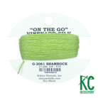 Vineyard Silk Card G2061 Shamrock - KC Needlepoint