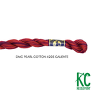 DMC 5 Pearl Cotton 4205 Caliente - KC Needlepoint