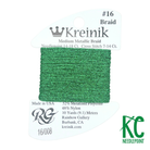 Kreinik Card Size 16 008 Green - KC Needlepoint
