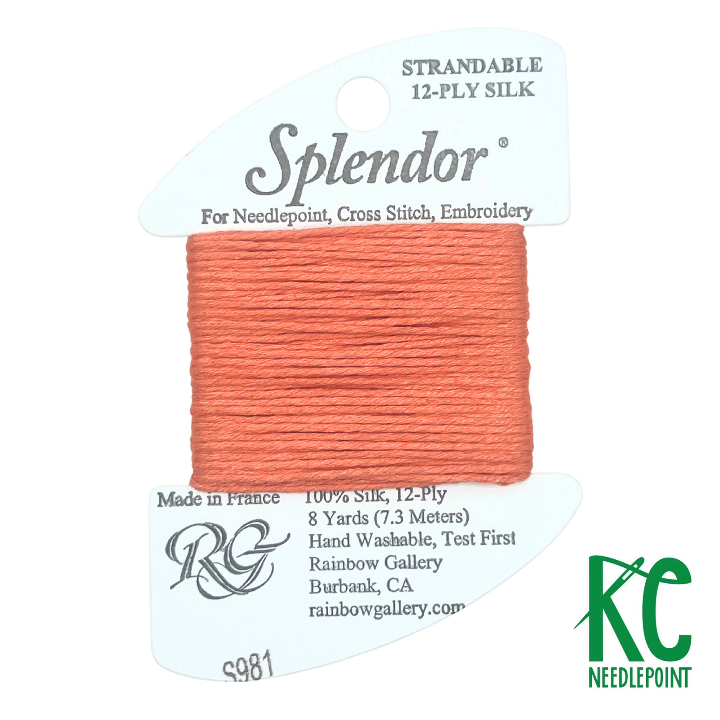 Splendor S981 Salmon - KC Needlepoint