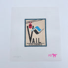 Vail Ski Patch Canvas - KC Needlepoint