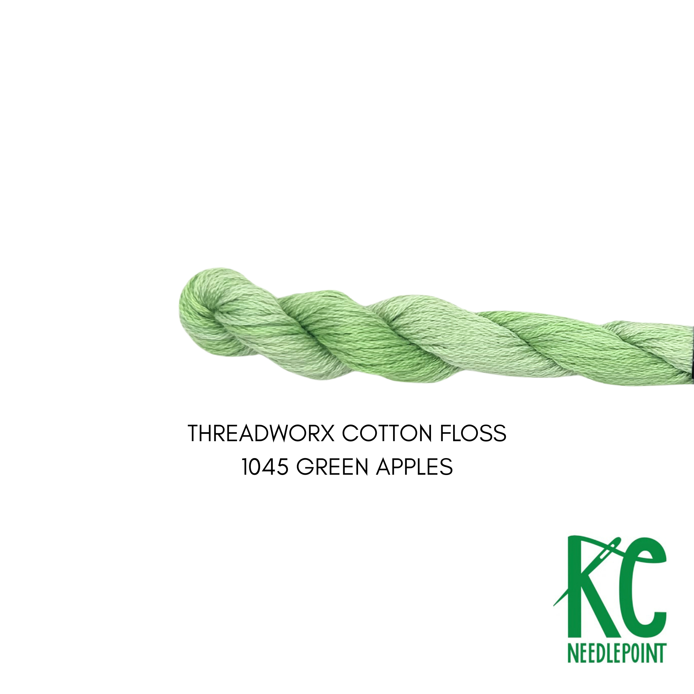 ThreadworX Cotton Floss 1045 Green Apples - KC Needlepoint