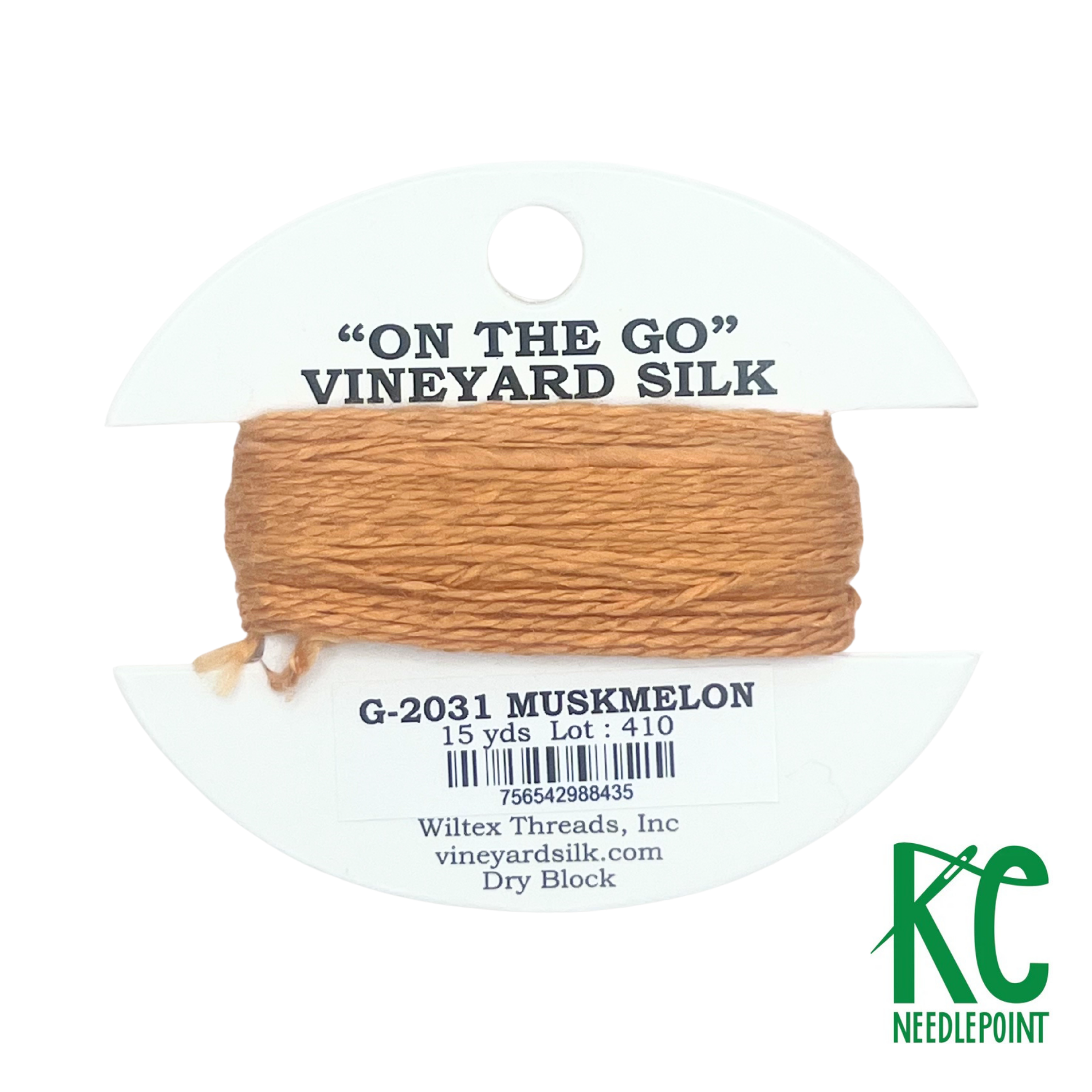 Vineyard Silk Card G2031 Muskmelon - KC Needlepoint