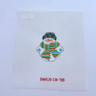 Snowman with Striped Scarf Canvas - KC Needlepoint