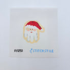 Santa Handprint Needlepoint Canvas - KC Needlepoint