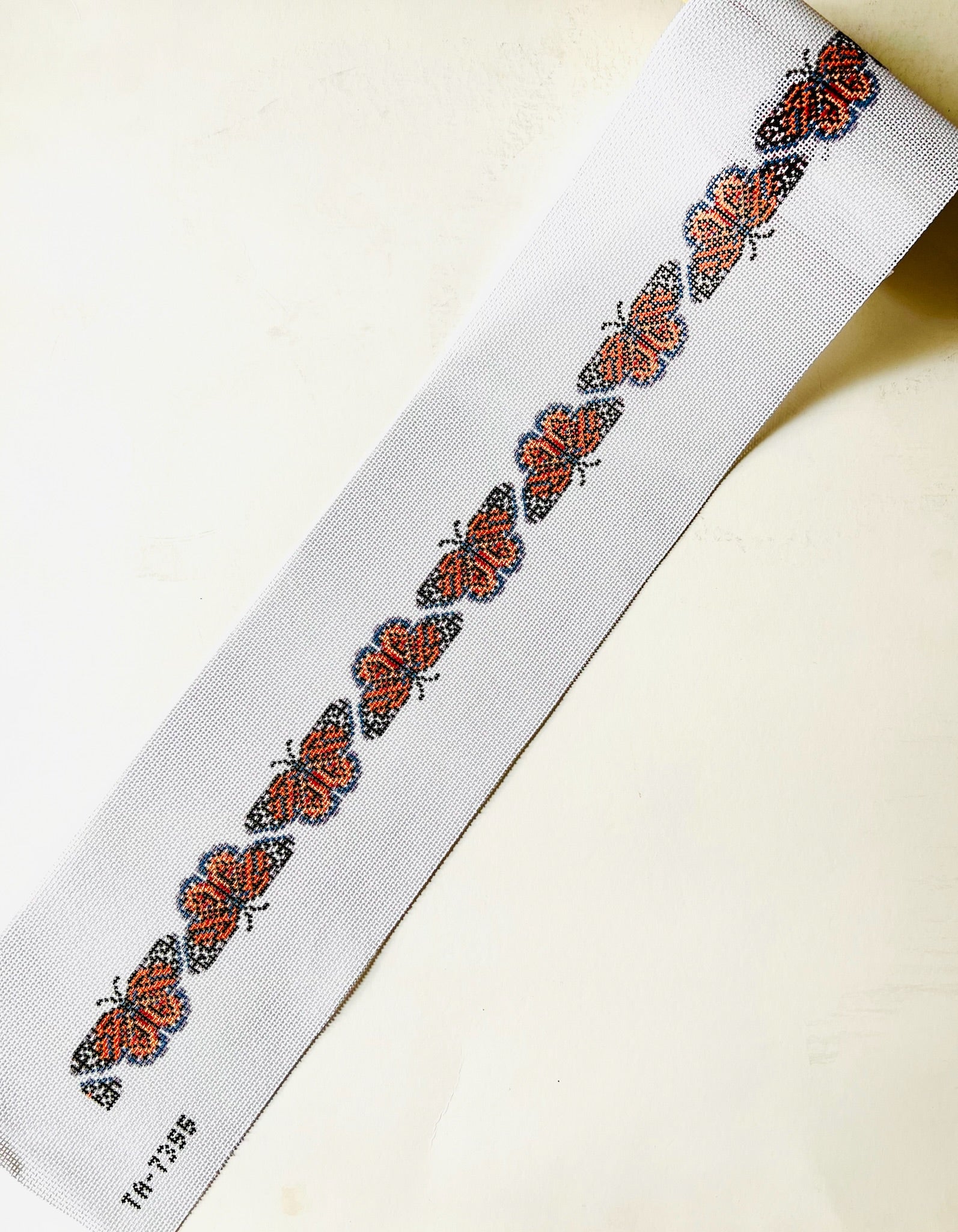 Monarch Strap Canvas - KC Needlepoint