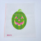 Watermelon Jack O'Lantern Canvas - KC Needlepoint