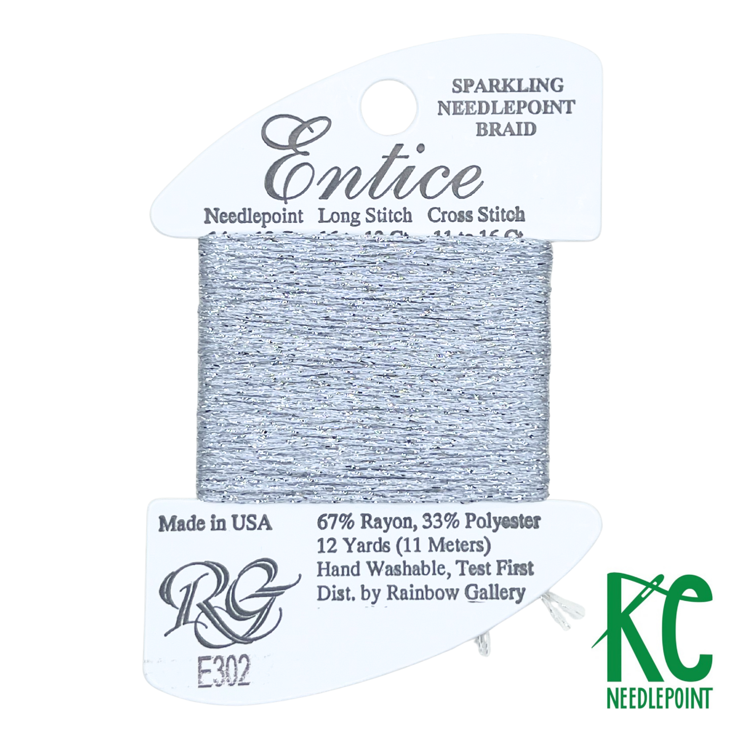 Entice E302 Platinum - KC Needlepoint