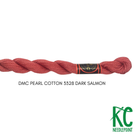 DMC 5 Pearl Cotton 3328 Dark Salmon - KC Needlepoint