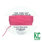 Vineyard Silk Card G2212 True Pink - KC Needlepoint