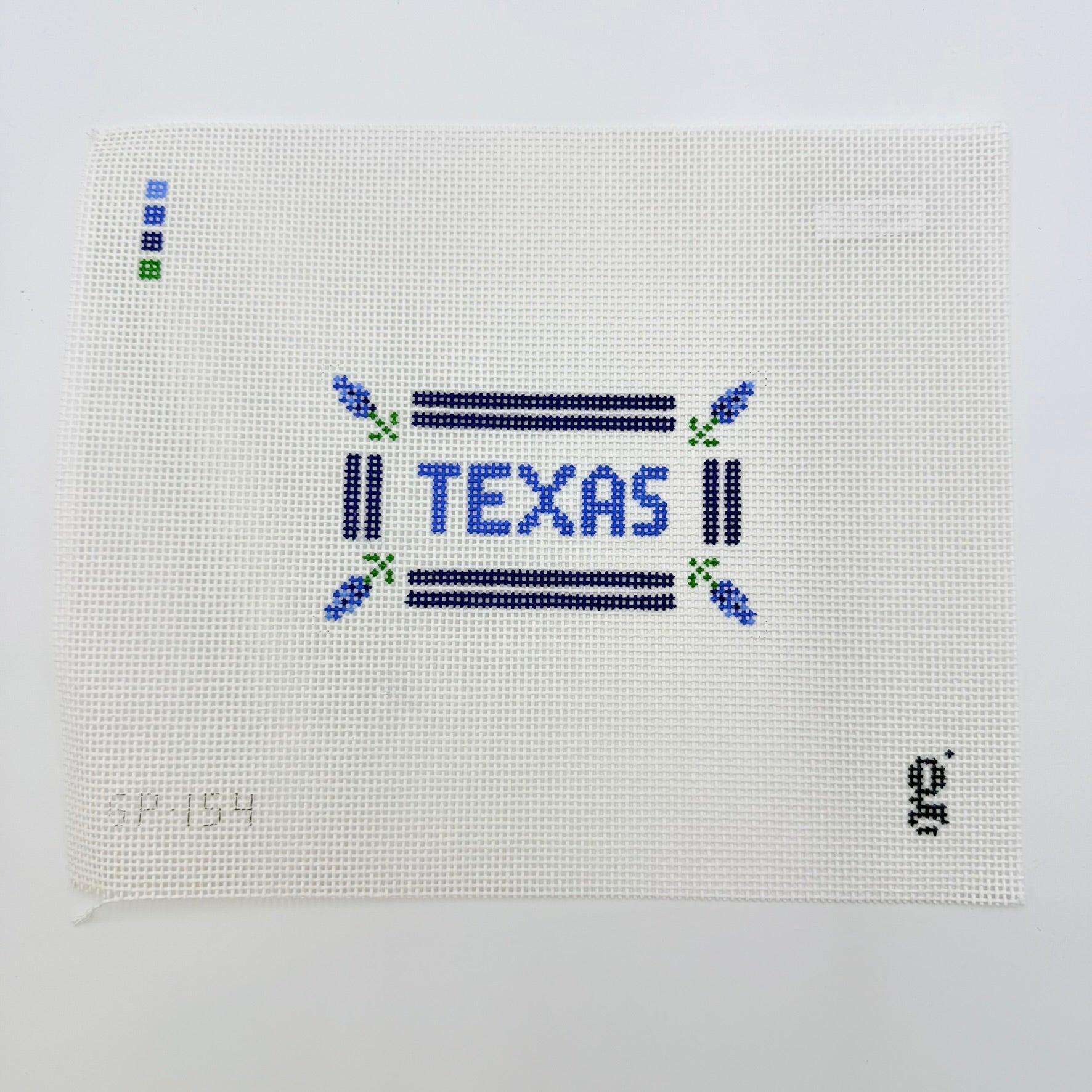 Texas Mini Sign Canvas - KC Needlepoint
