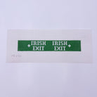 Irish Exit Key Fob Canvas - KC Needlepoint