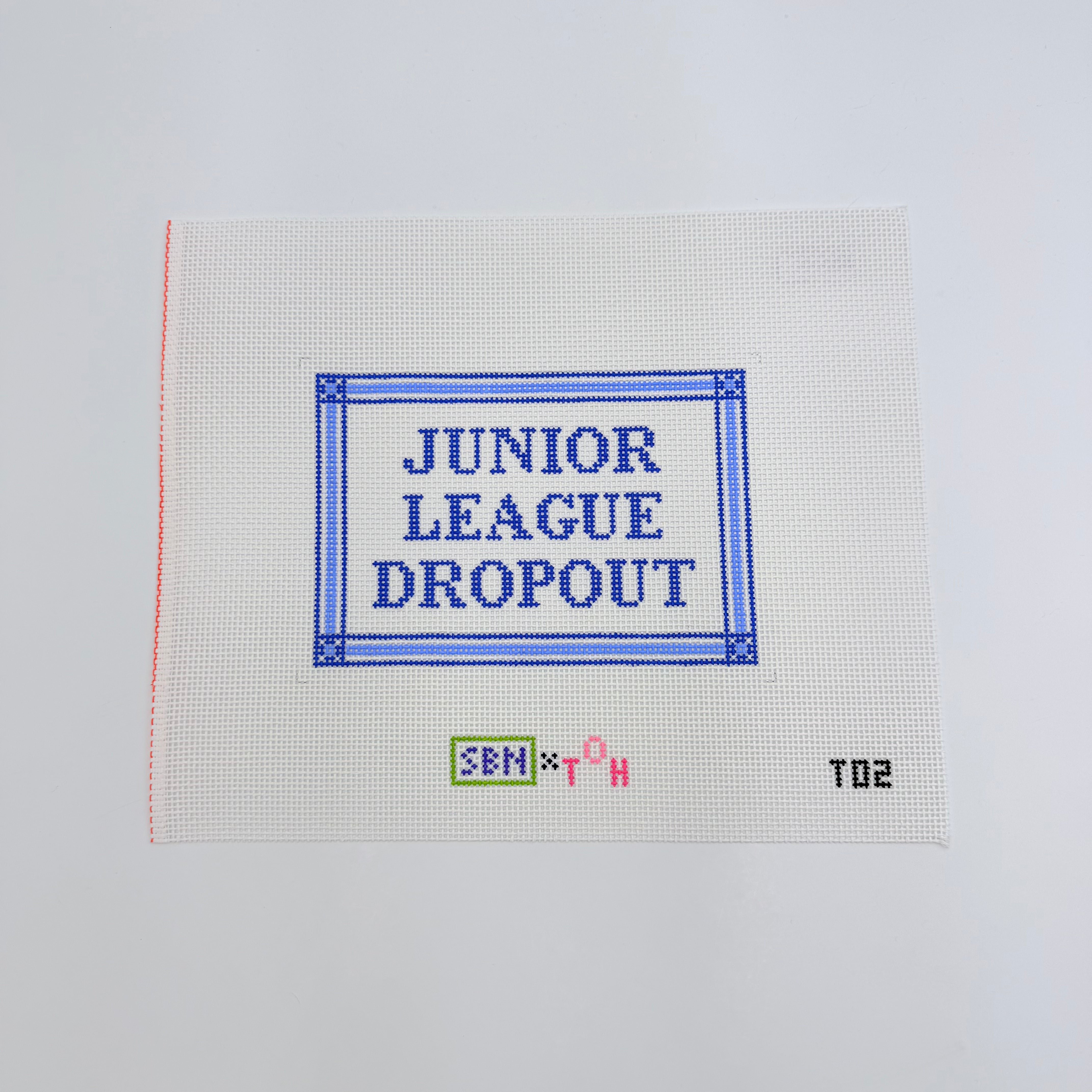 Junior League Dropout Canvas - KC Needlepoint