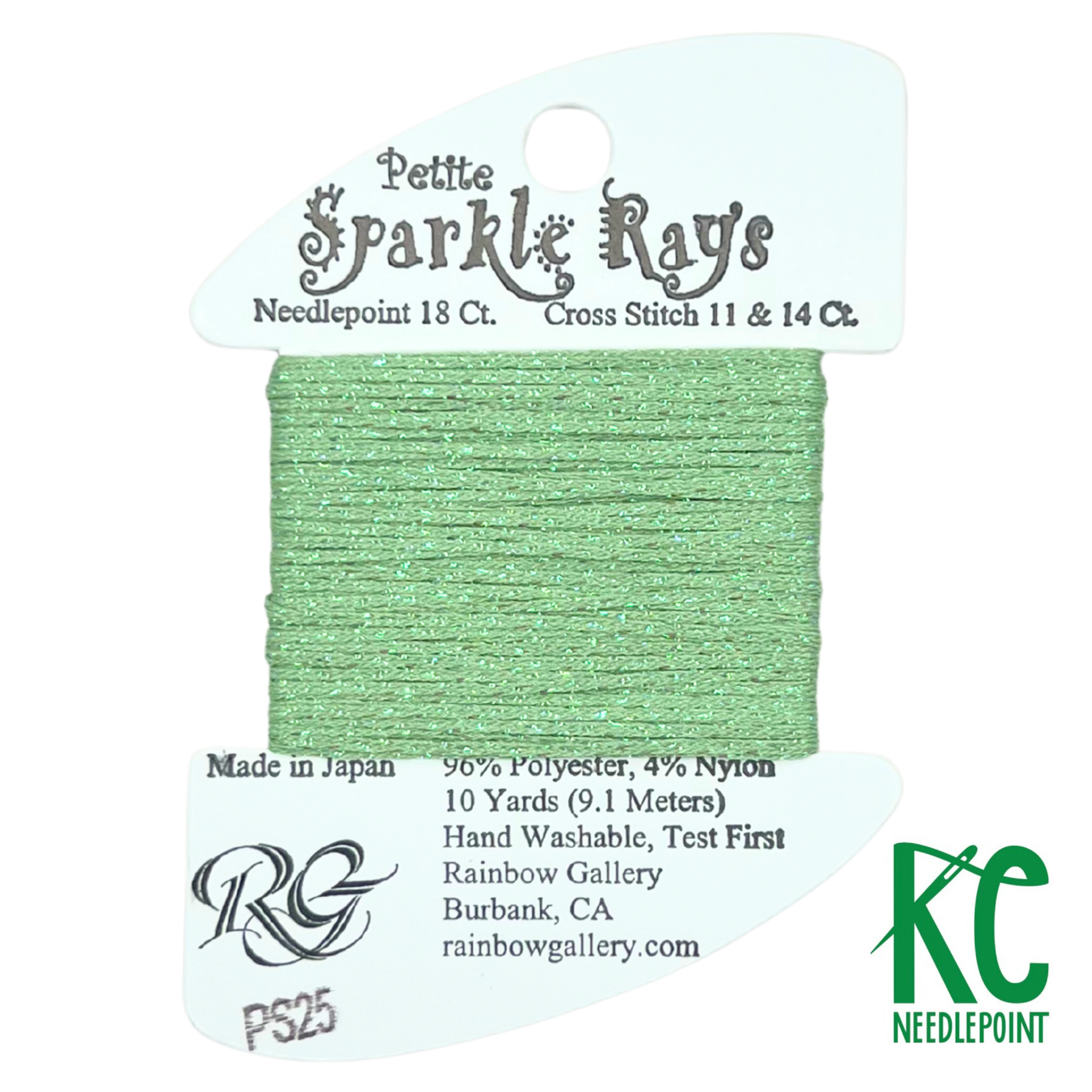 Petite Sparkle Rays PS25 Sea Green - KC Needlepoint