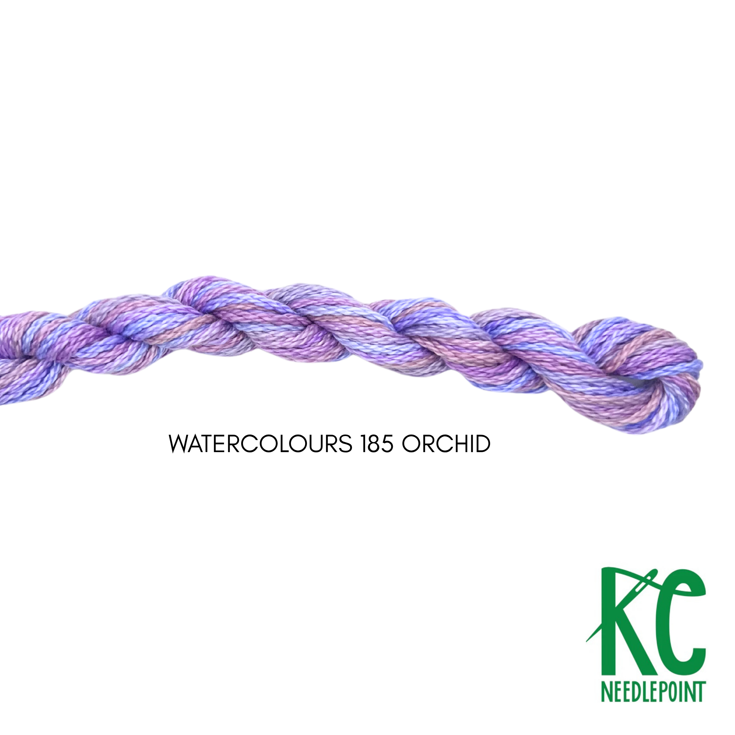 Watercolours 185 Orchid - KC Needlepoint