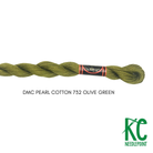 DMC 5 Pearl Cotton 732</br>Olive Green - KC Needlepoint