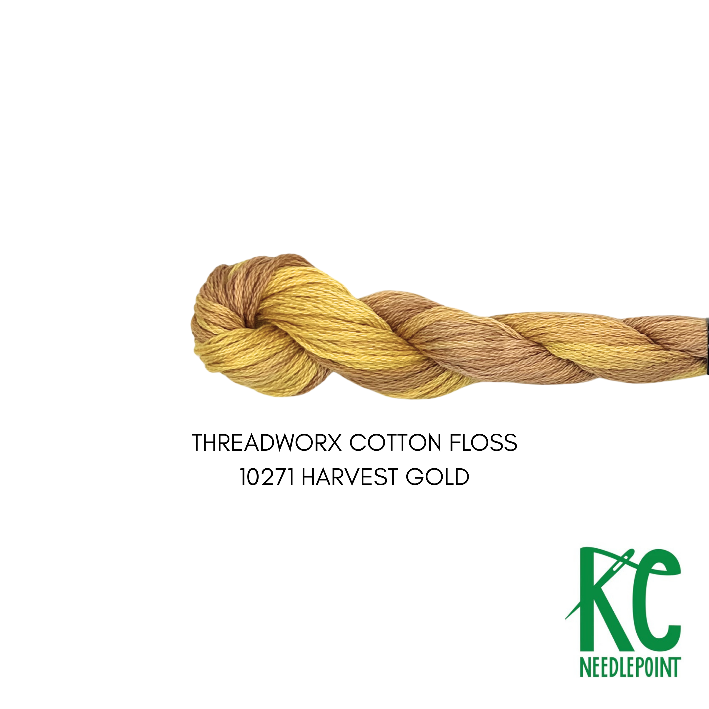 ThreadworX Cotton Floss 10271 Harvest Gold - KC Needlepoint