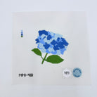 Hydrangea Round Canvas - KC Needlepoint