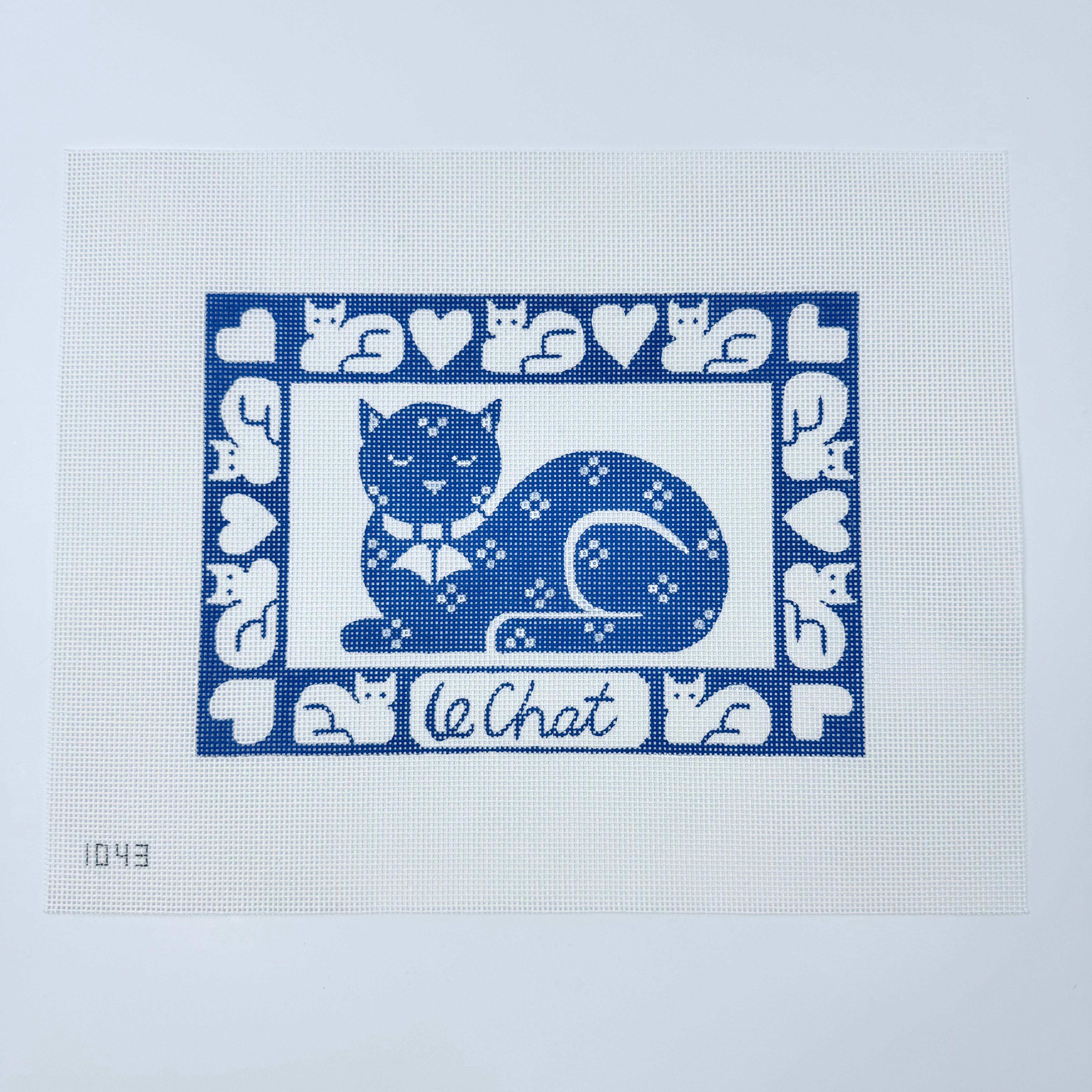Le Chat Canvas - KC Needlepoint