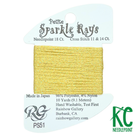 Petite Sparkle Rays PS51 Lite Yellow - KC Needlepoint