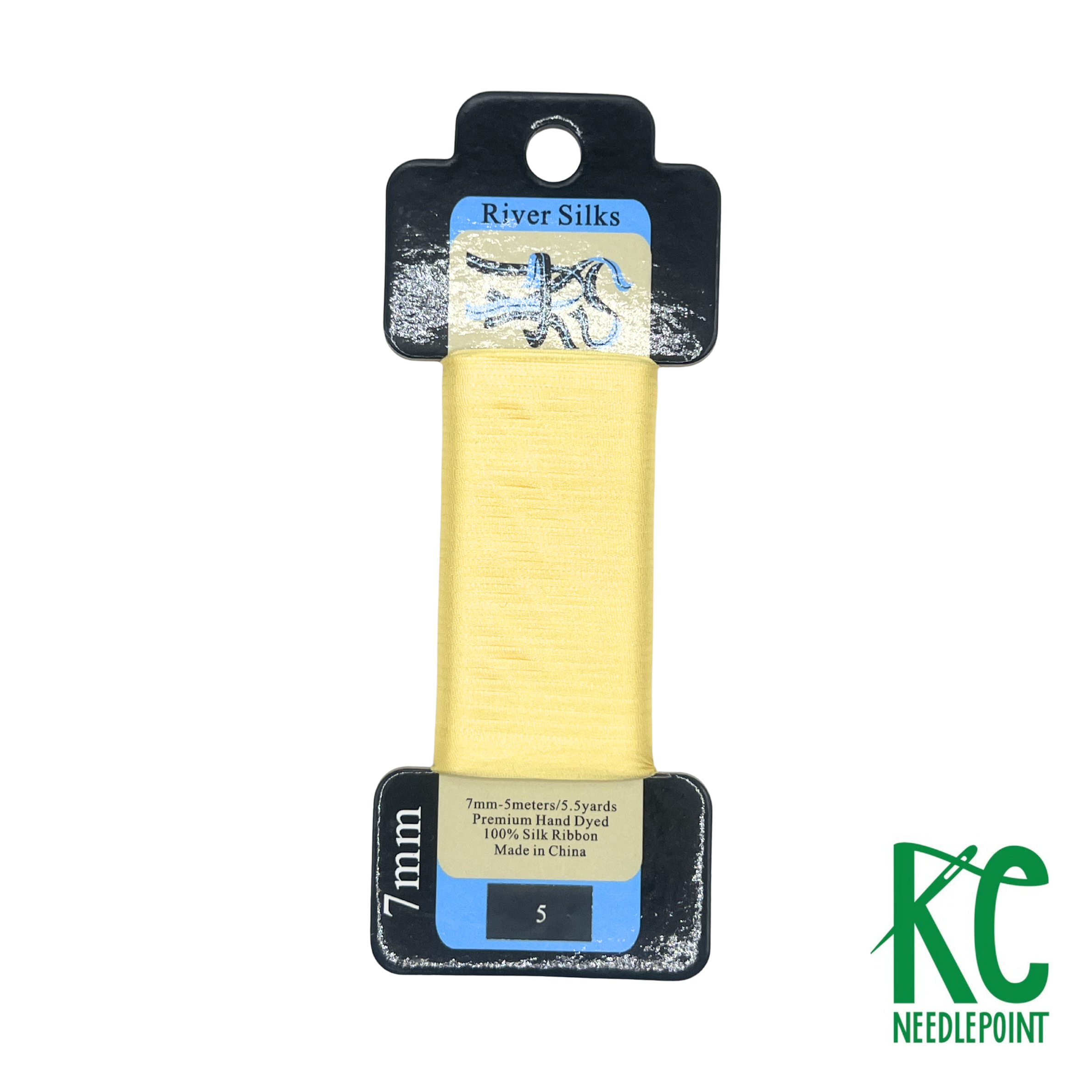 Silk Ribbon 7mm 005 Popcorn - KC Needlepoint
