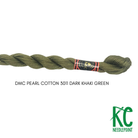 DMC 5 Pearl Cotton 3011</br>Dark Khaki Green - KC Needlepoint
