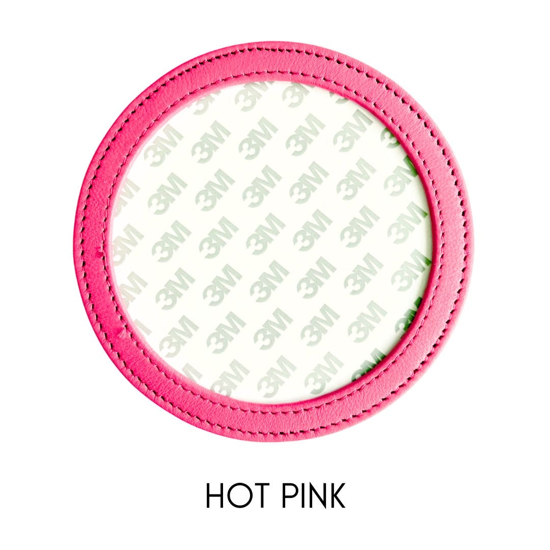 Round Self Finishing Leather Coaster - KC Needlepoint